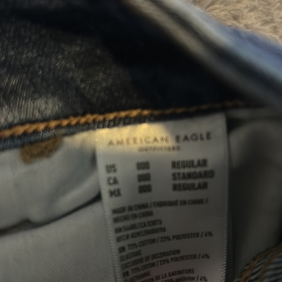 American eagle High Rise Skinny Dream Jean size 00 - Picture 5 of 5